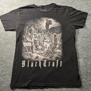 Blackcraft Cult Black Gothic  Graphic T-Shirt‎ Size XL